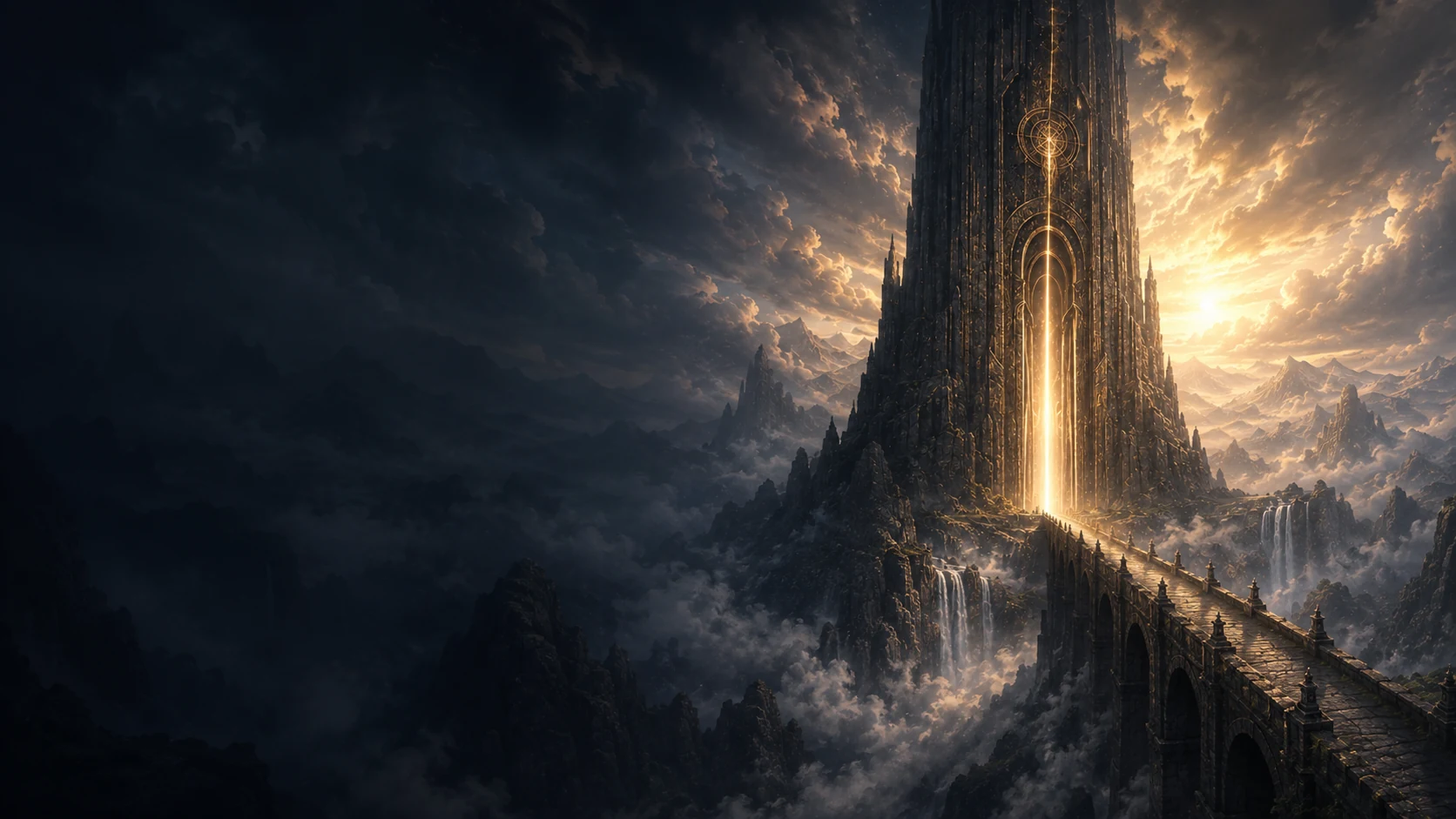 Aetherion, a mythic fantasy world of Gates and Resonance