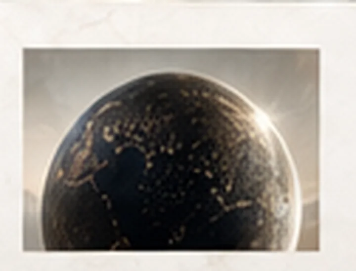Globe representing international publishing